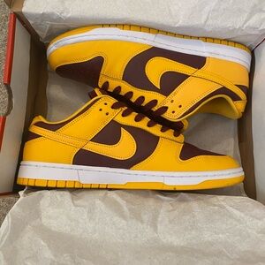 Size 10 - Nike Dunk Low Retro University Gold